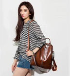 Mochila Feminina Legítimo Couro - Giselle