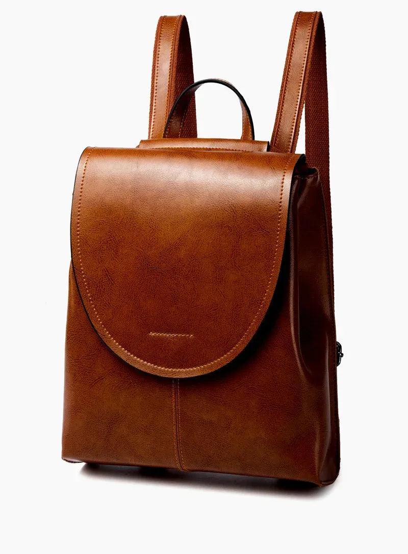 Mochila Feminina Legítimo Couro - Mireille