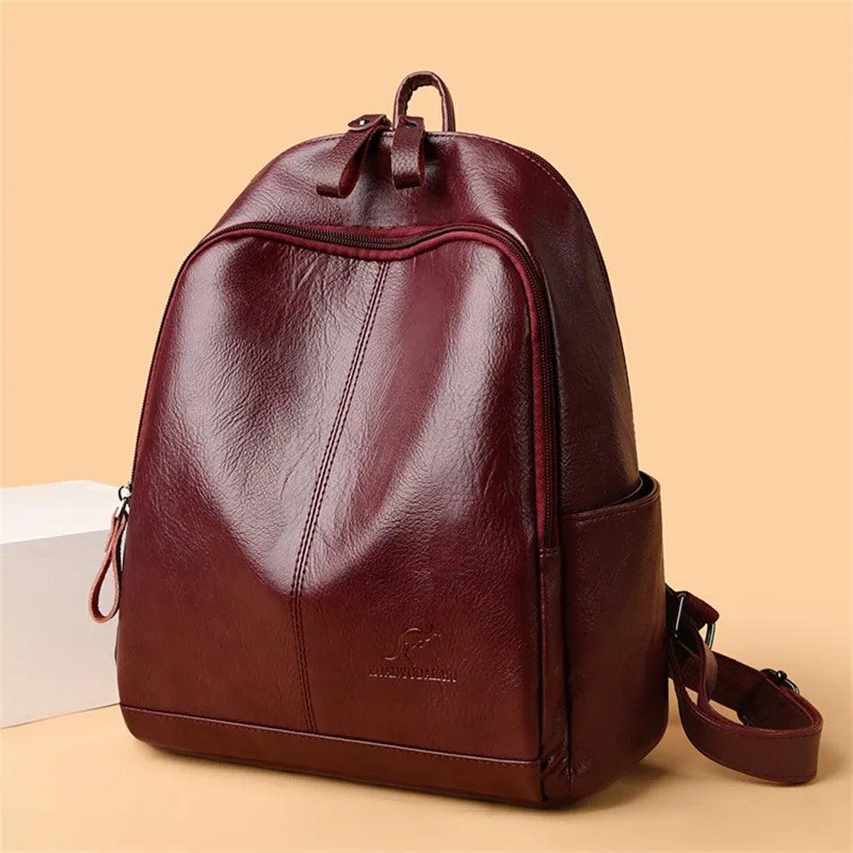 Mochila Feminina Legítimo Couro - Violette