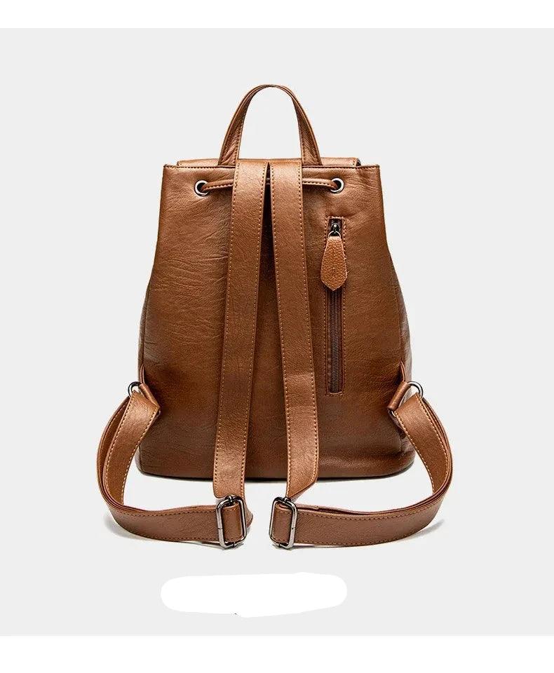 Mochila Feminina Legítimo Couro - Solene