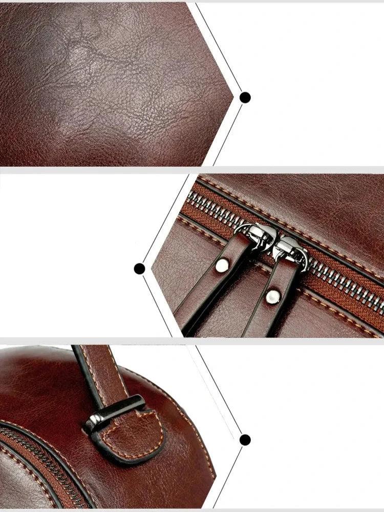 Mochila Feminina Legítimo Couro - Sabine