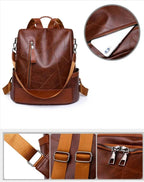 Mochila Feminina Legítimo Couro - Odette